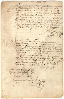 Receipt of Thomas Broughton for the ship Amandare