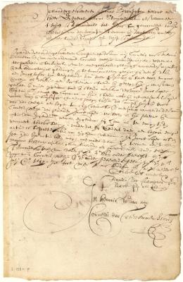 Promisory note of Thomas Broughton to Director Stuyvesant