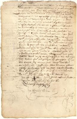 Declaration by Symon Roodt and others that two Minqua chiefs stated that the Swedish governor on the South river had offered to sell them arms and ammunition and had asked permission to erect a trading-house