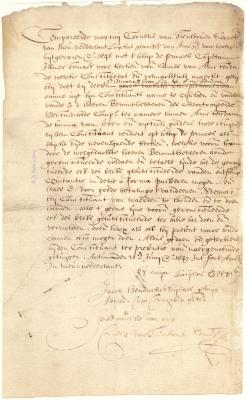 Power of attorney from Lucas Gerritsen to Nicolaes van Lit to receive moneys from the West India Company