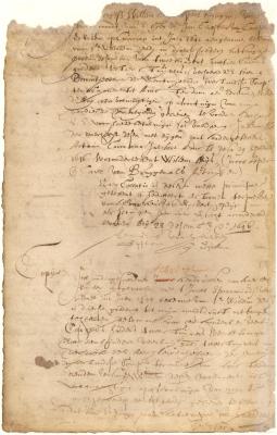 Notes of William Hays and Albrecht Hendricksen in favor of Willem de Key