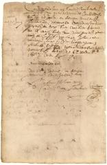 Declaration of Jan Willemsen Bos and Abraham Martensen that they built a house for Dirck Holgersen on Long Island