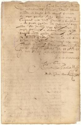Bill of sale of a Negro from Frederick Lubbertsen to Richard Lord