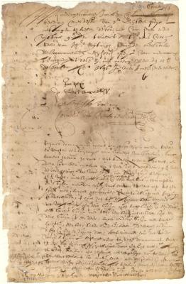 Receipt of Jan Heyn and Evert Cornelissen for money paid by Gysbert Opdyck on account of Mr. Wytingh