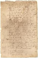 Declaration of Michiel Jansen and Jan Pietersen that a piece of duffel purchased by Thomas Hall was short of measure