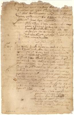 Note of Willem Jonassen in favor of Willem de Key