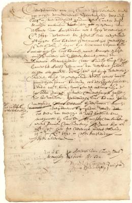 Power of attorney from Carsten Jansen Almussen to Augustyn Herrman to collect wages from the West India Company