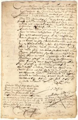 Declaration of John Dolling and others of a visit at the tavern in company of Fiscal van Dyck