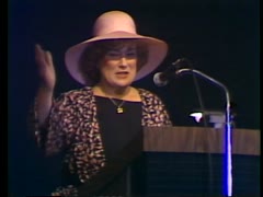 Bella Abzug at the 1977 New York State Women’s Meeting
