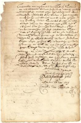Power of attorney from Hendrick Jansen to Geurt Servaessen to collect at Amsterdam money due him by Jan Jansen from Rotterdam