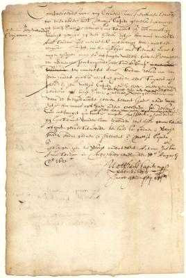 Power of attorney from Mattheus Capito to Sytje Harmans to receive money due him by the West India Company