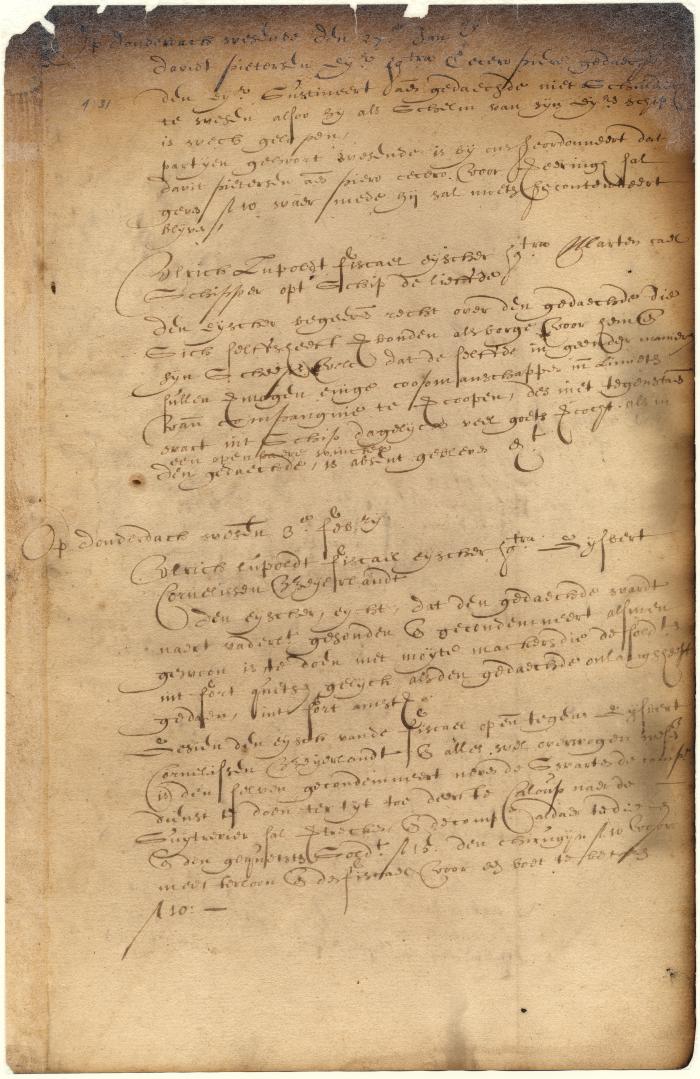 Dutch colonial council minutes, 27 January - 3 February 1639