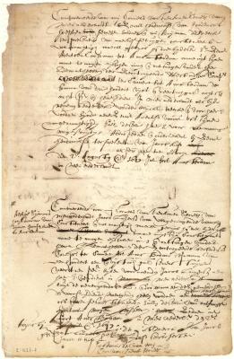 Power of attorney from Gerrit Hendricksen to Gerrit Arentsen to collect wages earned by him as a soldier in the service of the WIC in New Netherland