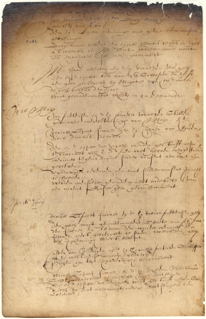 Dutch colonial council minutes, 19 May - 16 June 1639