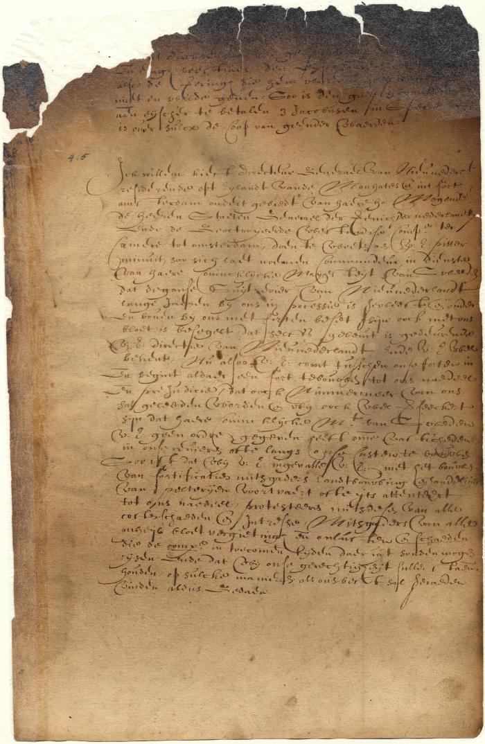 Dutch colonial council minutes, 6 May 1638