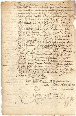 Note of Pieter Ebel in favor to Gillis Pietersen for the balance of the purchase price of a house