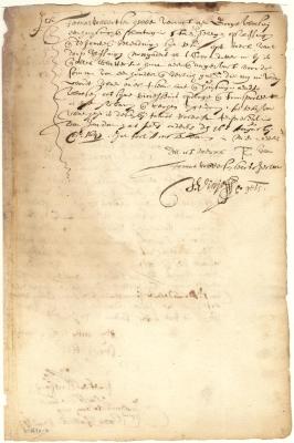 Deed from Thomas Robertson to George Wolsey for a house and plantation at Flushing, L.I.