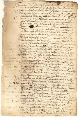 Power of attorney from Catalyn van Straseele, widow of Jan Jansen van Ilpendam, to Johannes de Laet to collect money due her deceased husband by the West India Company