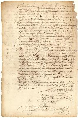 Power of attorney from Jesse la Montagne to Coenraet van Ceulen to receive money due him by the West India Company