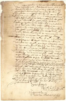 Power of attorney from Gillis Pietersen to his father-in-law Hendrick Jansen to collect certain debts in Holland