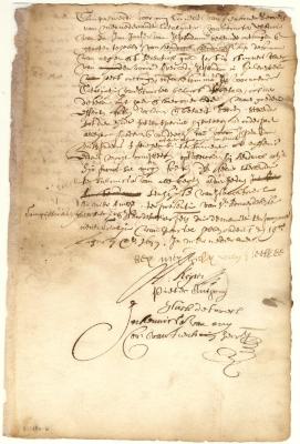 Bond of Catalyn van Straseele, widow of Jan Jansen van Ilpendam, in favor of Hendrick Hendricksen Kip