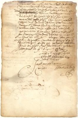 Bond of Catalyn van Straseele in favor of Dirck Cornelissen from Wensveen
