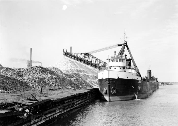 S.S.J.J. Reiss on Goodyear Slip at Bethlehem Steel Co. dock