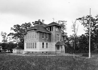 Education. Two Story School Building in Babylon