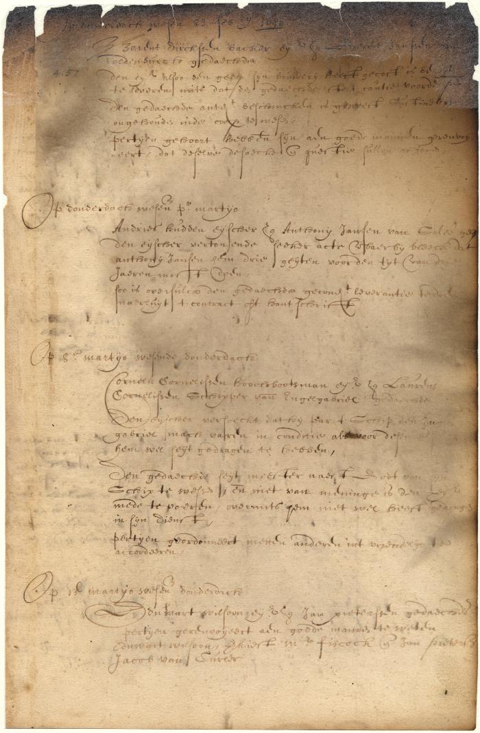 Dutch colonial council minutes, 23 February - 8 March 1640