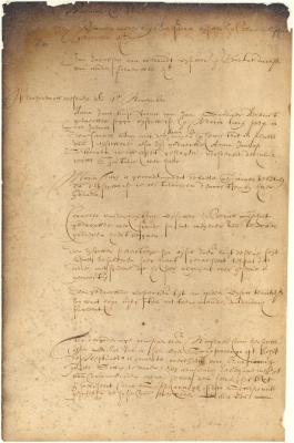 Dutch colonial council minutes, 15 November 1640