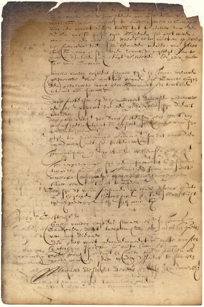 Dutch colonial council minutes, 22-29 September 1639