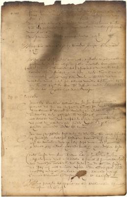 Dutch colonial council minutes, 16-17 October 1642