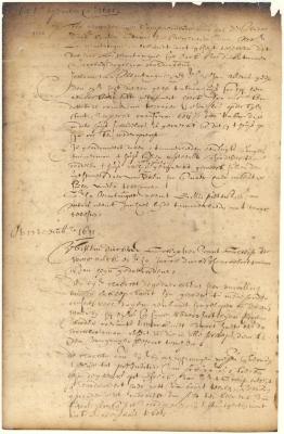 Dutch colonial council minutes, 5-13 December 1641