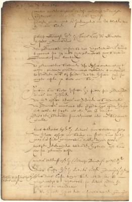 Dutch colonial council minutes, 9 - 16 January 1642