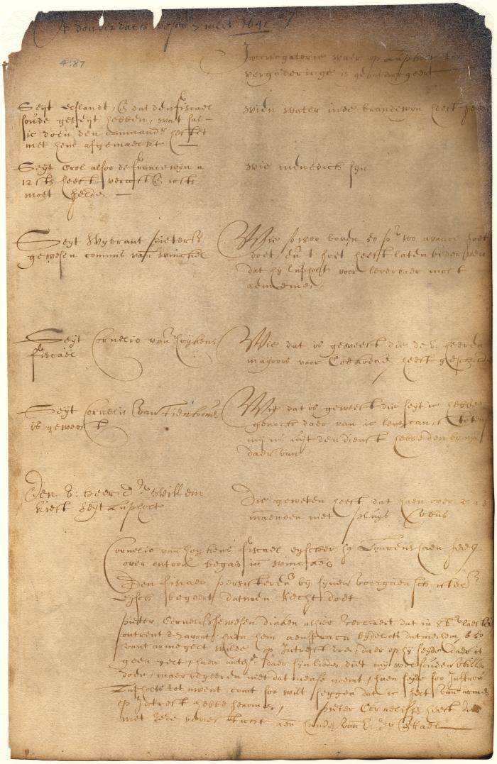 Dutch colonial council minutes, 7 March 1641