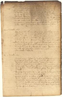 Dutch colonial council minutes, 25 September - 9 October 1642