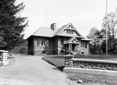 Education. School Building in Garrison, N.Y.