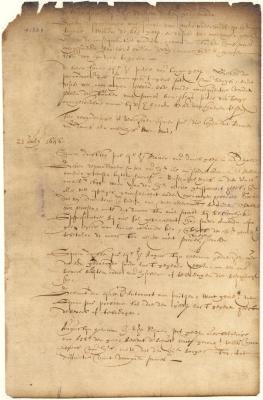 Dutch colonial council minutes, 20-21 July 1645