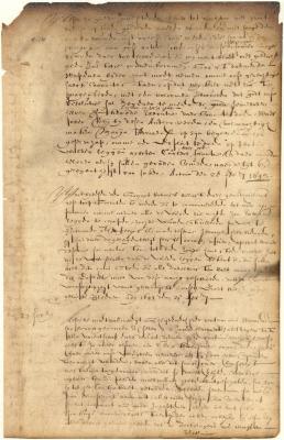 Dutch colonial council minutes, 25 February - 25 March 1643