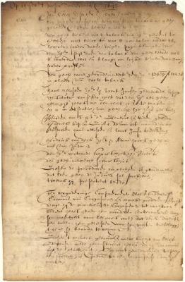 Dutch colonial council minutes, 19 February 1643