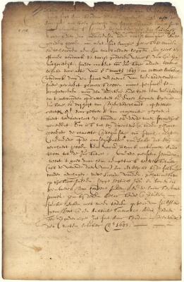 Dutch colonial council minutes, 8 October 1643