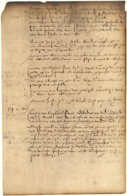 Dutch colonial council minutes, 6-21 May 1643