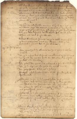 Dutch colonial council minutes, 27 January - 5 February 1643