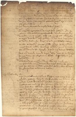 Dutch colonial council minutes, 15-29 September 1643