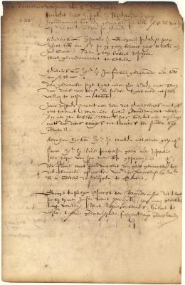 Dutch colonial council minutes, 11 June 1643