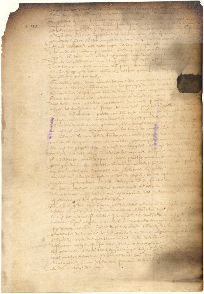 Dutch colonial council minutes, 25 September 1647