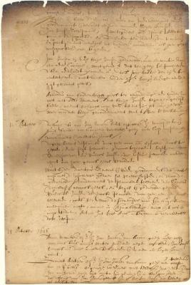 Dutch colonial council minutes, 4-11 October 1646