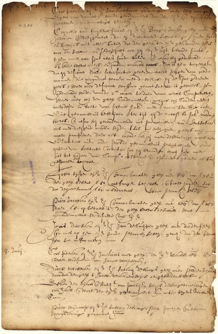 Dutch colonial council minutes, 7 June 1646