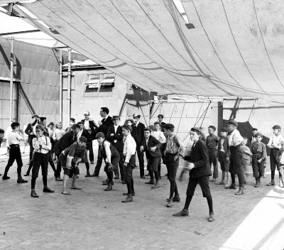 New York City. Public School No. 1, Boys' Roof Garden