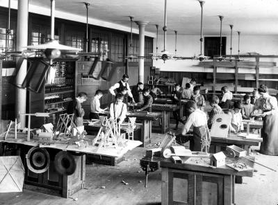 New York City. Public School No. 1, Manual Training Class (Toy making)